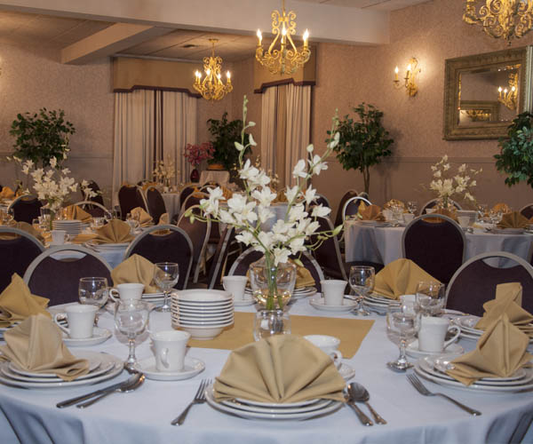The banquet hall at Tony & Penny's