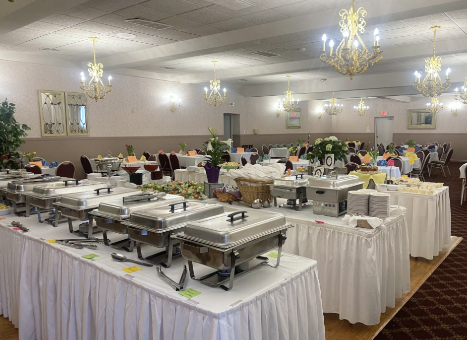 Banquet and catering events at Tony & Penny's in Ludlow, MA